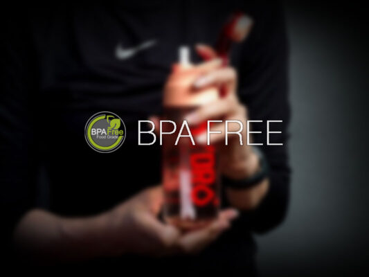 BPA-free plastic baby bottle
