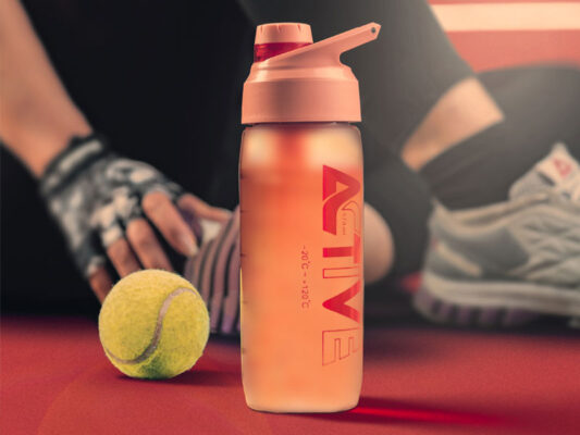 PET plastic bottles for beverages