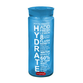 Mania Cylindrical Printed Bottle with Screw Cap, 800ml capacity