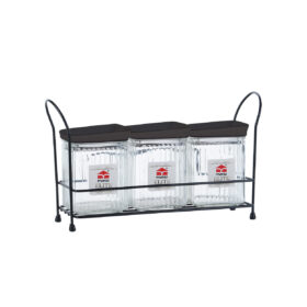 Elite Storage Jar With Stand 3x(Packed)