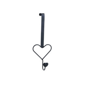 Black Door  Hanger With Heart Design x1