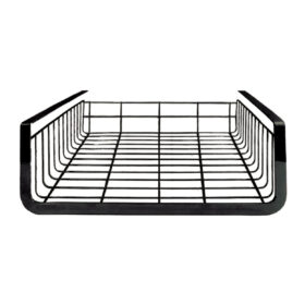Stainless Steel Shelf Basket  (Black) Size 2
