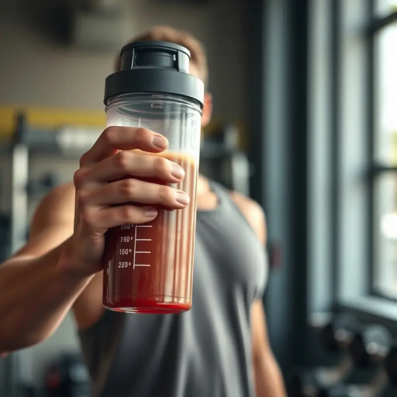 sports water bottle